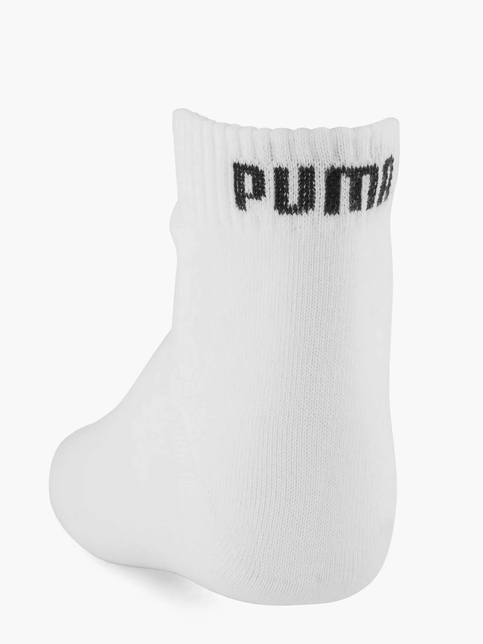 Sokken|Puma Witte Quarter Plain 3 Pak 43-46