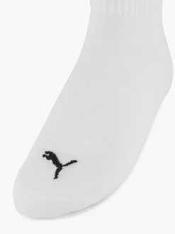 Sokken|Puma Witte Quarter Plain 3 Pak 43-46
