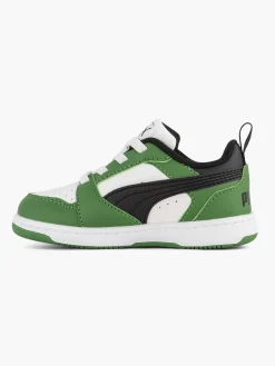 Jongensschoenen|Puma Witte Rebound V6 Lo Ac Inf