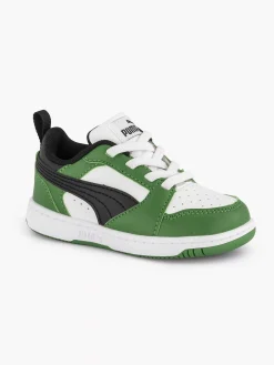 Jongensschoenen|Puma Witte Rebound V6 Lo Ac Inf