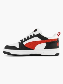 Jongensschoenen|Puma Witte Rebound V6 Lo Jr
