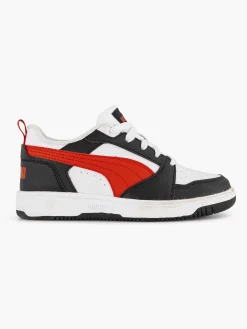 Jongensschoenen|Puma Witte Rebound V6 Lo Ps