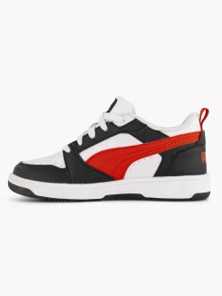 Jongensschoenen|Puma Witte Rebound V6 Lo Ps