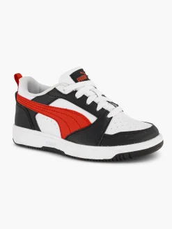 Jongensschoenen|Puma Witte Rebound V6 Lo Ps