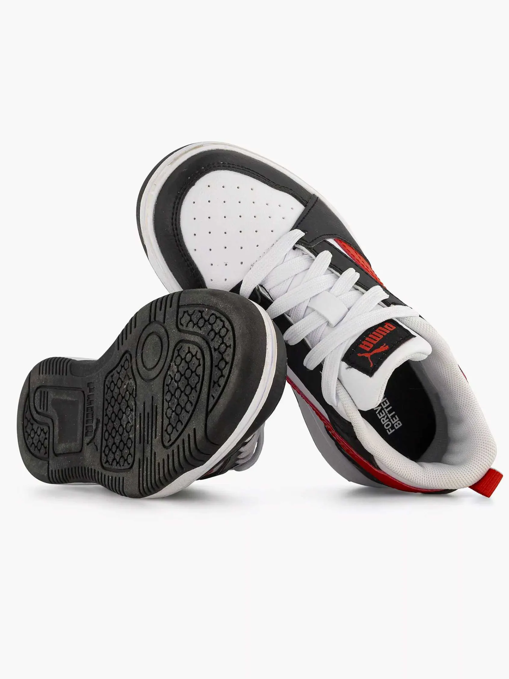 Jongensschoenen|Puma Witte Rebound V6 Lo Ps
