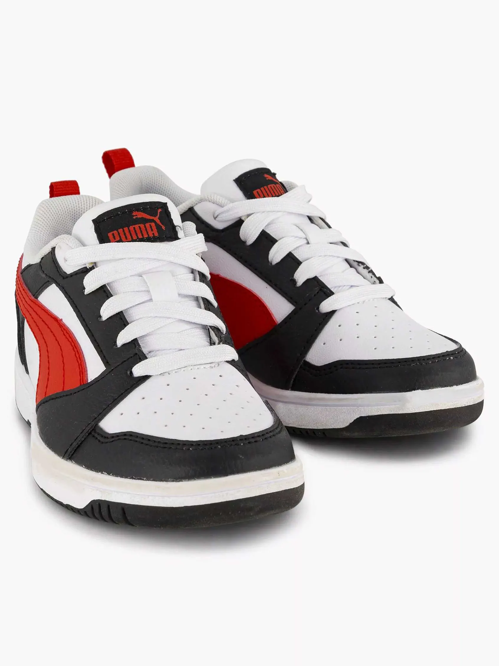 Jongensschoenen|Puma Witte Rebound V6 Lo Ps