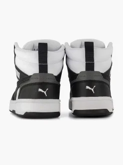 Babyschoenen|Puma Witte Rebound V6 Mid Jr