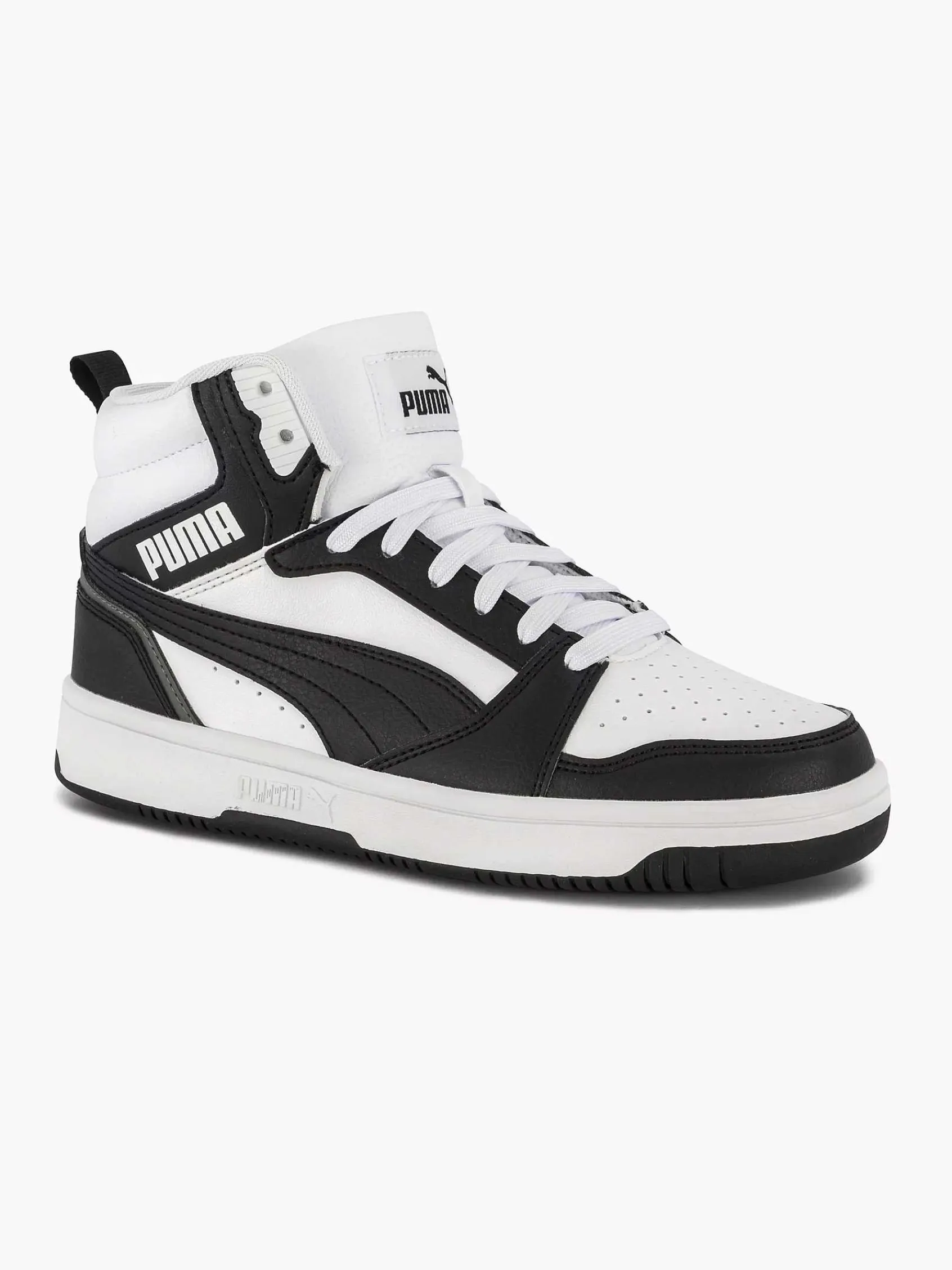Babyschoenen|Puma Witte Rebound V6 Mid Jr
