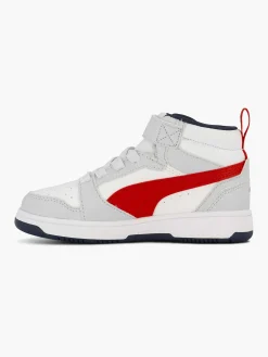 Babyschoenen|Puma Witte Rebound V6 Mid Ac+ Ps