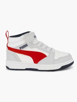 Babyschoenen|Puma Witte Rebound V6 Mid Ac+ Ps