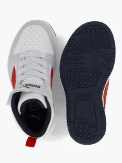 Babyschoenen|Puma Witte Rebound V6 Mid Ac+ Ps