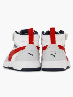 Babyschoenen|Puma Witte Rebound V6 Mid Ac+ Ps