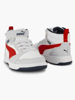 Babyschoenen|Puma Witte Rebound V6 Mid Ac+ Ps