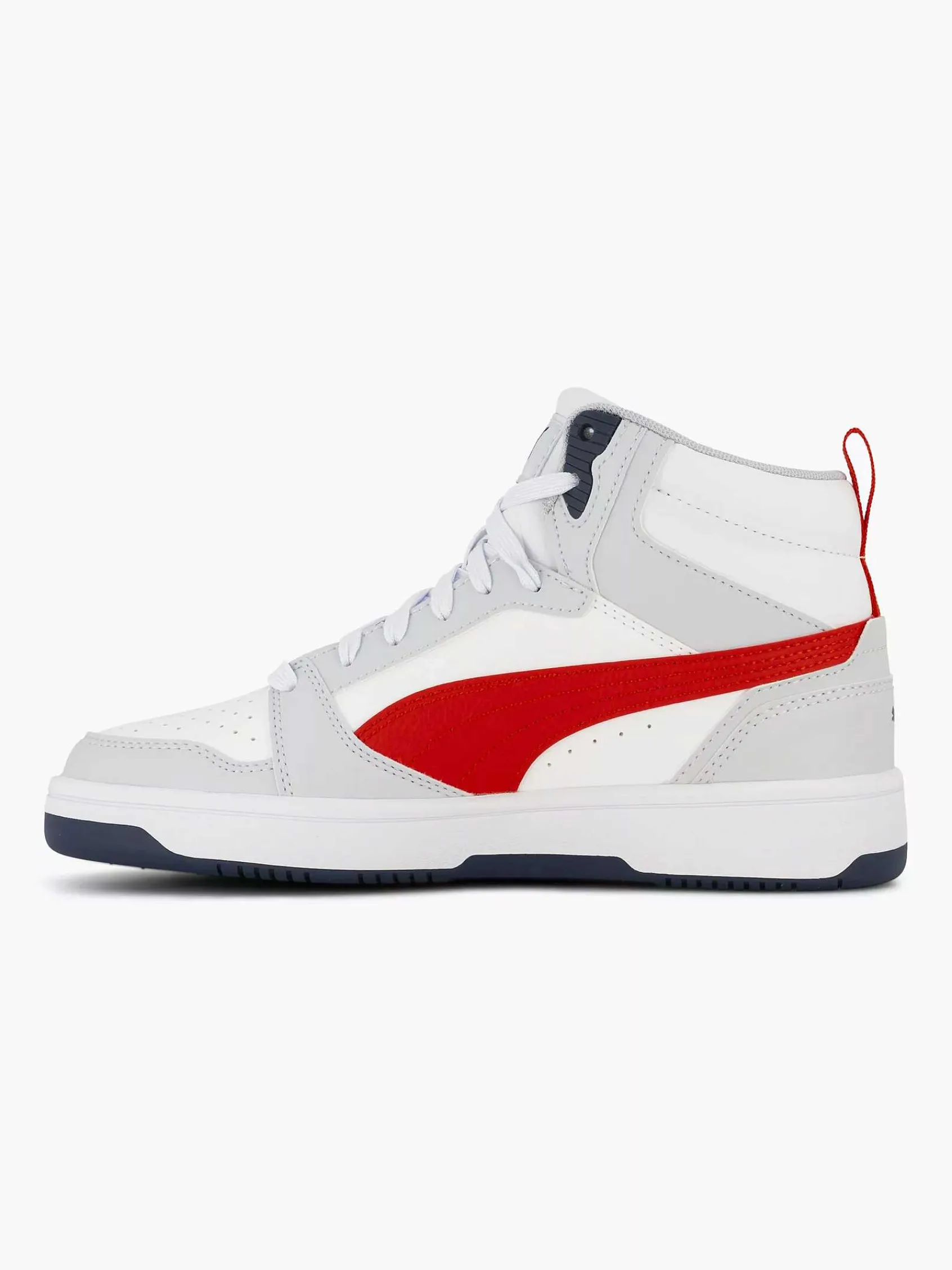 Jongensschoenen|Puma Witte Rebound V6 Mid Jr