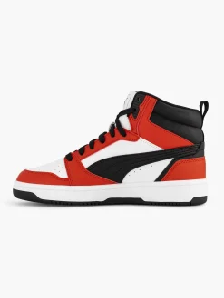 Jongensschoenen|Puma Witte Rebound V6 Mid Jr
