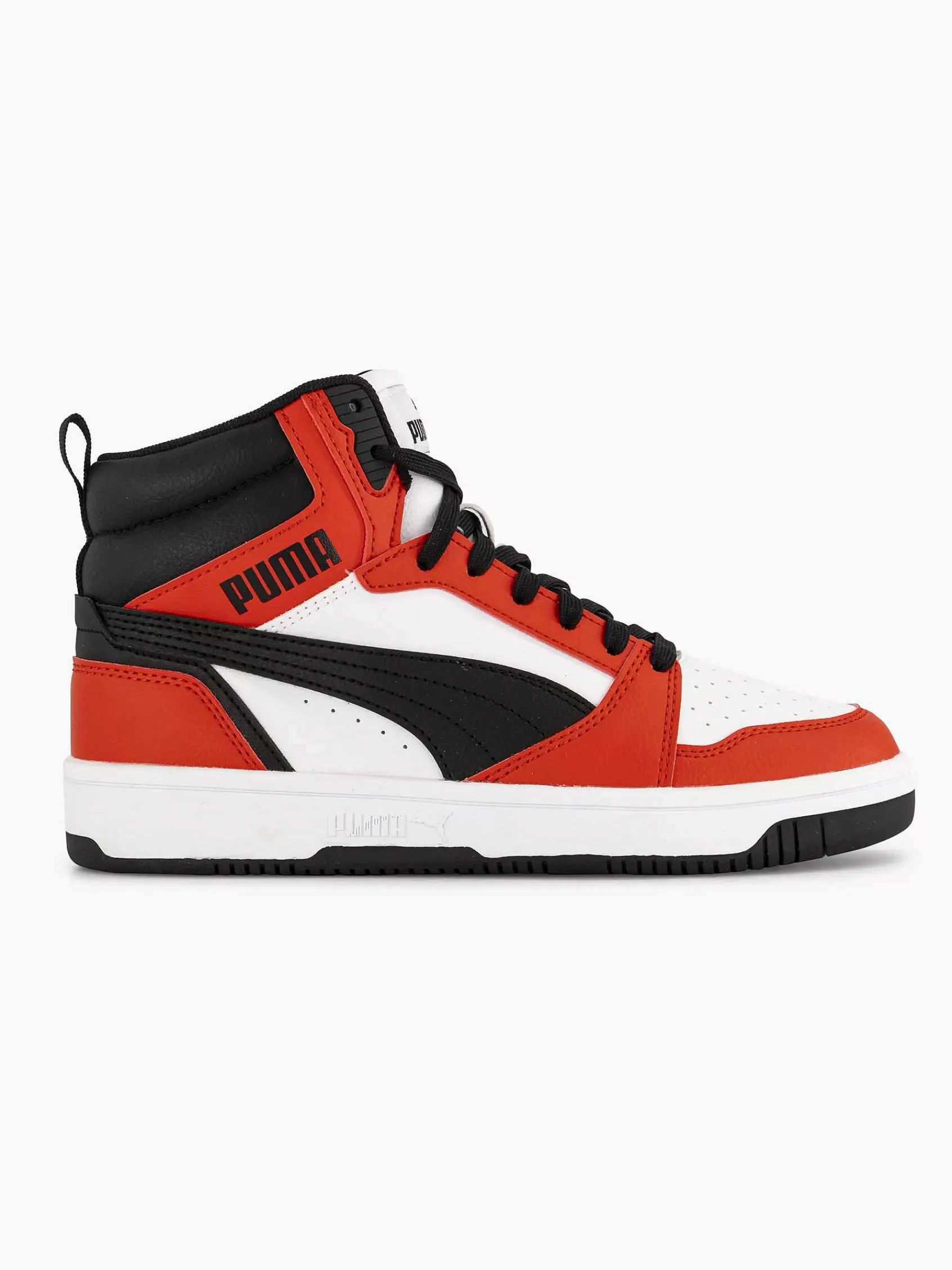 Jongensschoenen|Puma Witte Rebound V6 Mid Jr