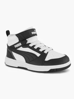 Jongensschoenen|Puma Witte Rebound V6 Mid Ac+ Ps