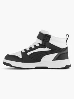 Jongensschoenen|Puma Witte Rebound V6 Mid Ac+ Ps