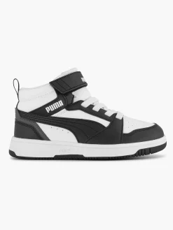 Jongensschoenen|Puma Witte Rebound V6 Mid Ac+ Ps