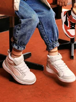Jongensschoenen|Puma Witte Rebound V6 Mid Ac+ Ps