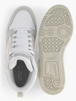 Sneakers|Puma Witte Rebound V6 Mid Jr