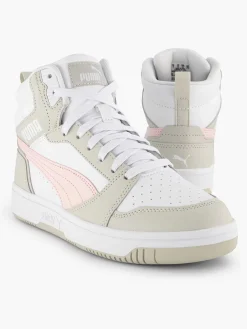 Sneakers|Puma Witte Rebound V6 Mid Jr