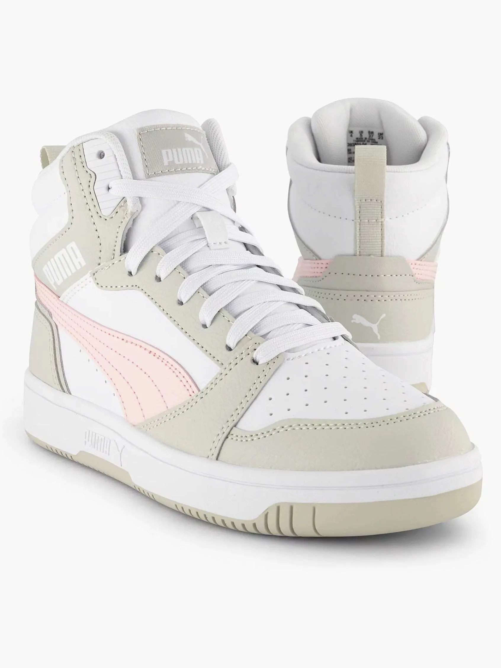 Sneakers|Puma Witte Rebound V6 Mid Jr