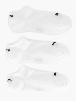Sokken|Puma Witte Sneaker Plain 3 Pak 43-46