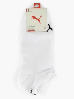 Sokken|Puma Witte Sneaker Plain 3 Pak 39-42