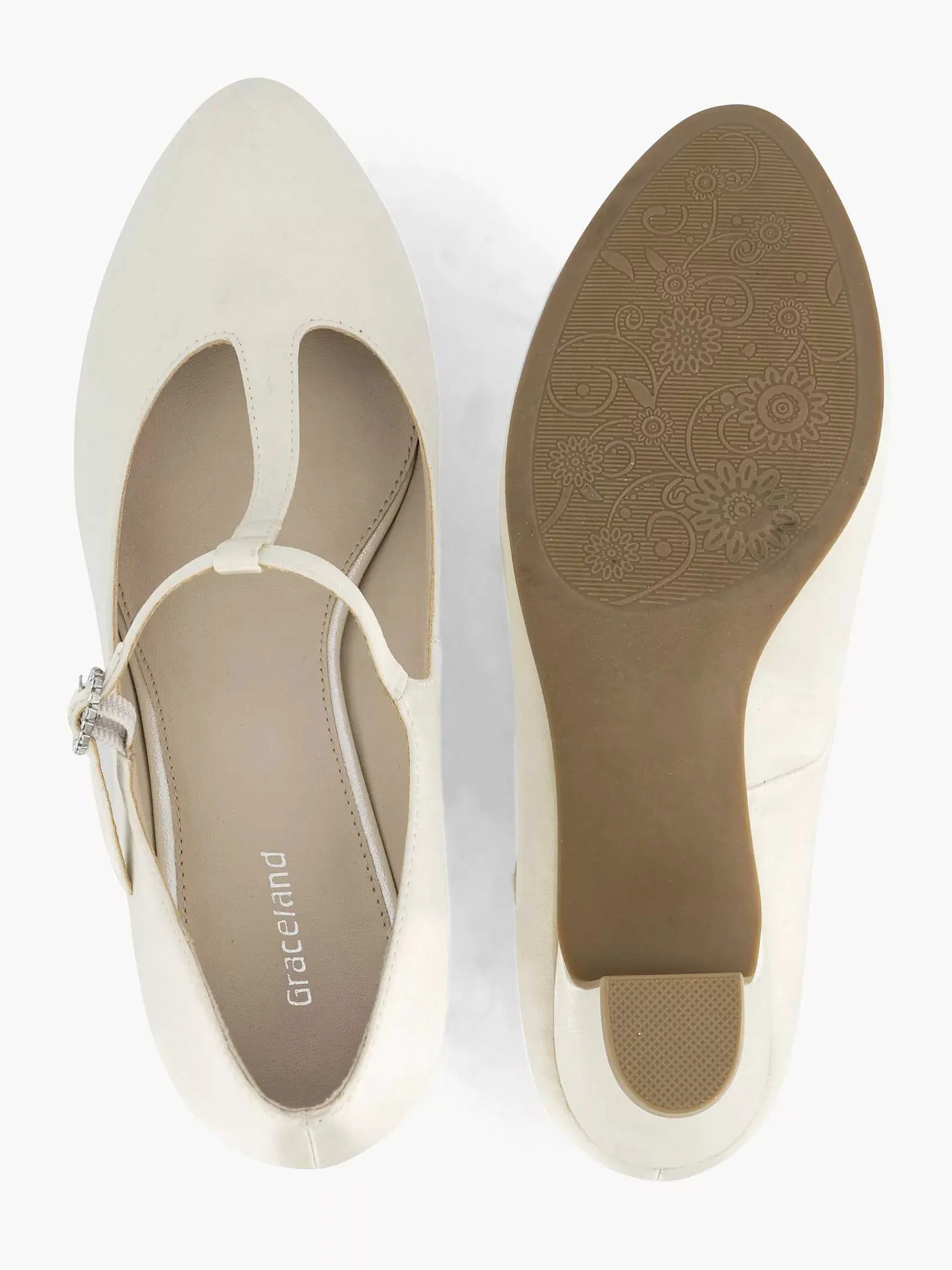 Hoge Hakken|Graceland Witte Pump