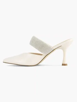 Pumps|Graceland Witte Pump Steentjes