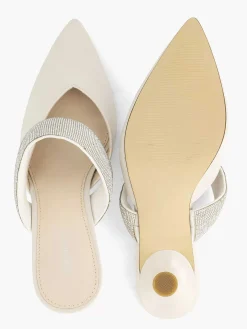 Pumps|Graceland Witte Pump Steentjes