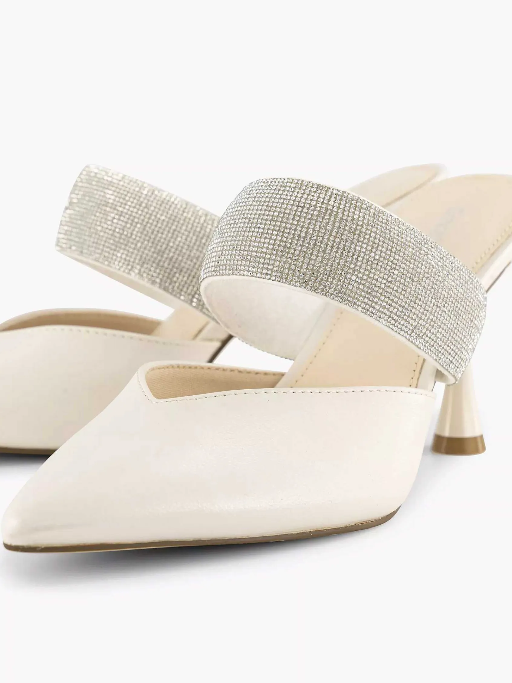 Pumps|Graceland Witte Pump Steentjes