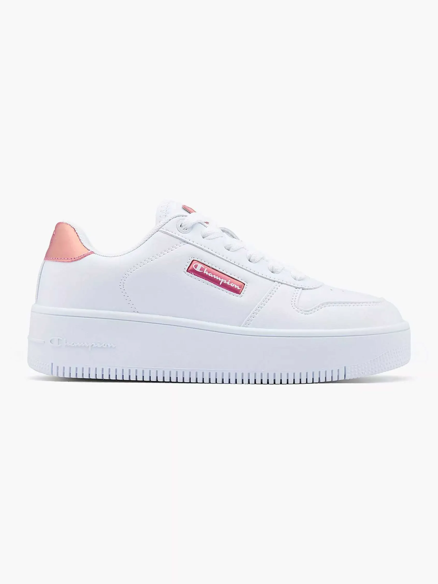 Sneakers|Champion Witte Rebound Platform Sparkle