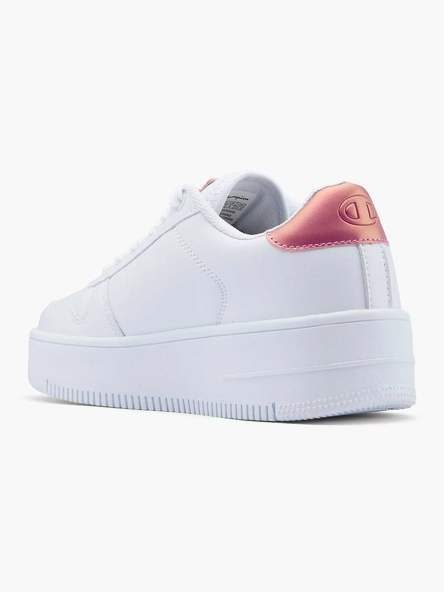 Sneakers|Champion Witte Rebound Platform Sparkle