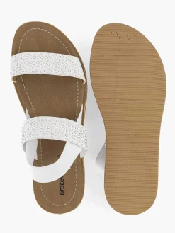 Sandalen|Graceland Witte Sandaal