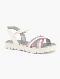 Jongensschoenen|Esprit Witte Sandaal Glitters