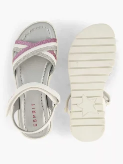 Jongensschoenen|Esprit Witte Sandaal Glitters