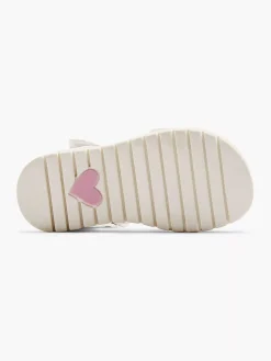 Jongensschoenen|Cupcake Couture Witte Sandaal Hartje