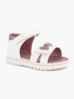 Jongensschoenen|Cupcake Couture Witte Sandaal Hartje