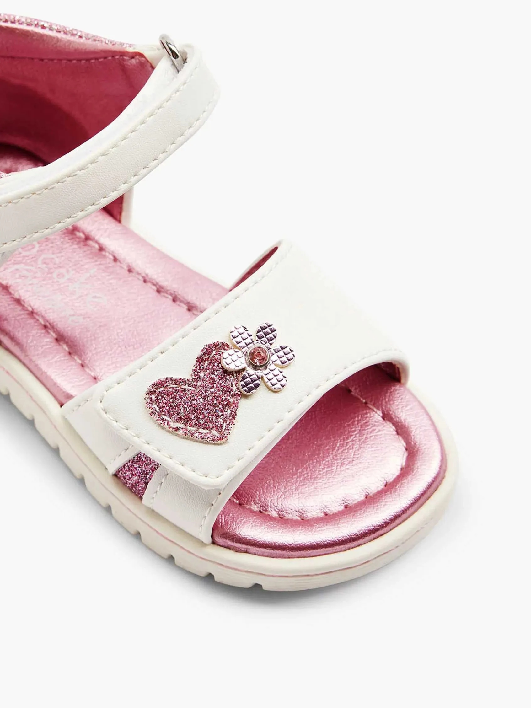Jongensschoenen|Cupcake Couture Witte Sandaal Hartje