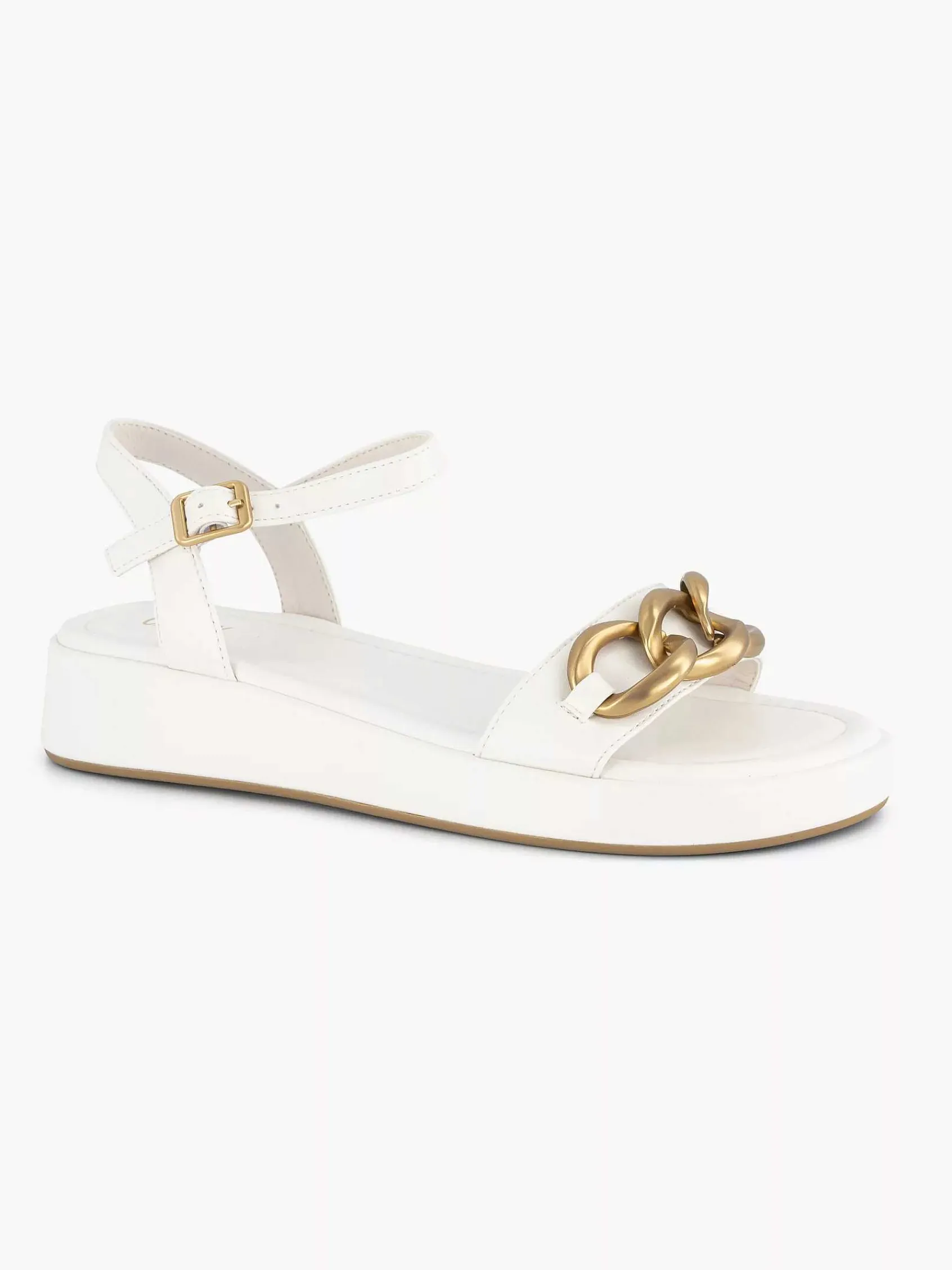 Sandalen|Oxmox Witte Sandaal Sierketting