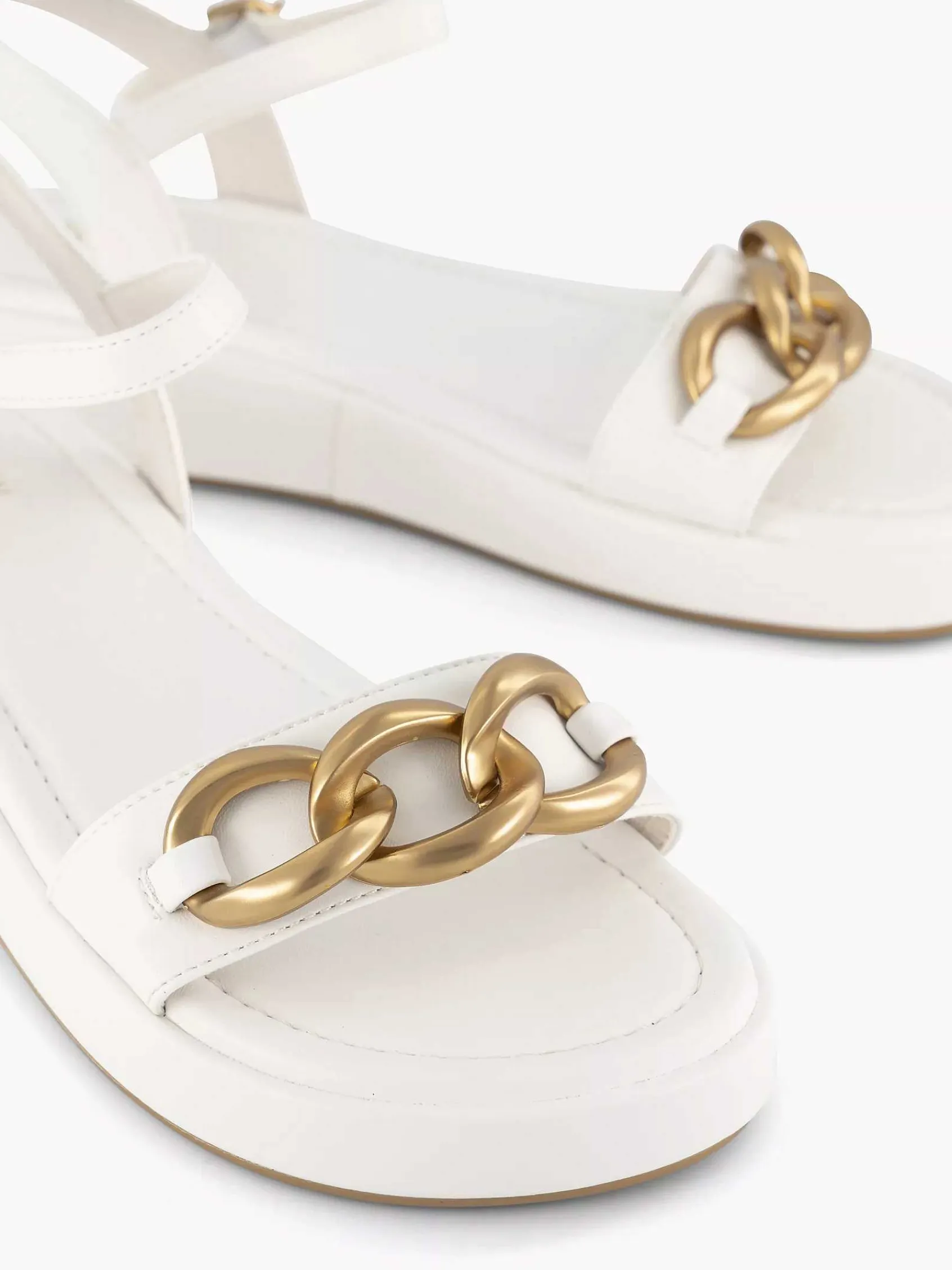 Sandalen|Oxmox Witte Sandaal Sierketting
