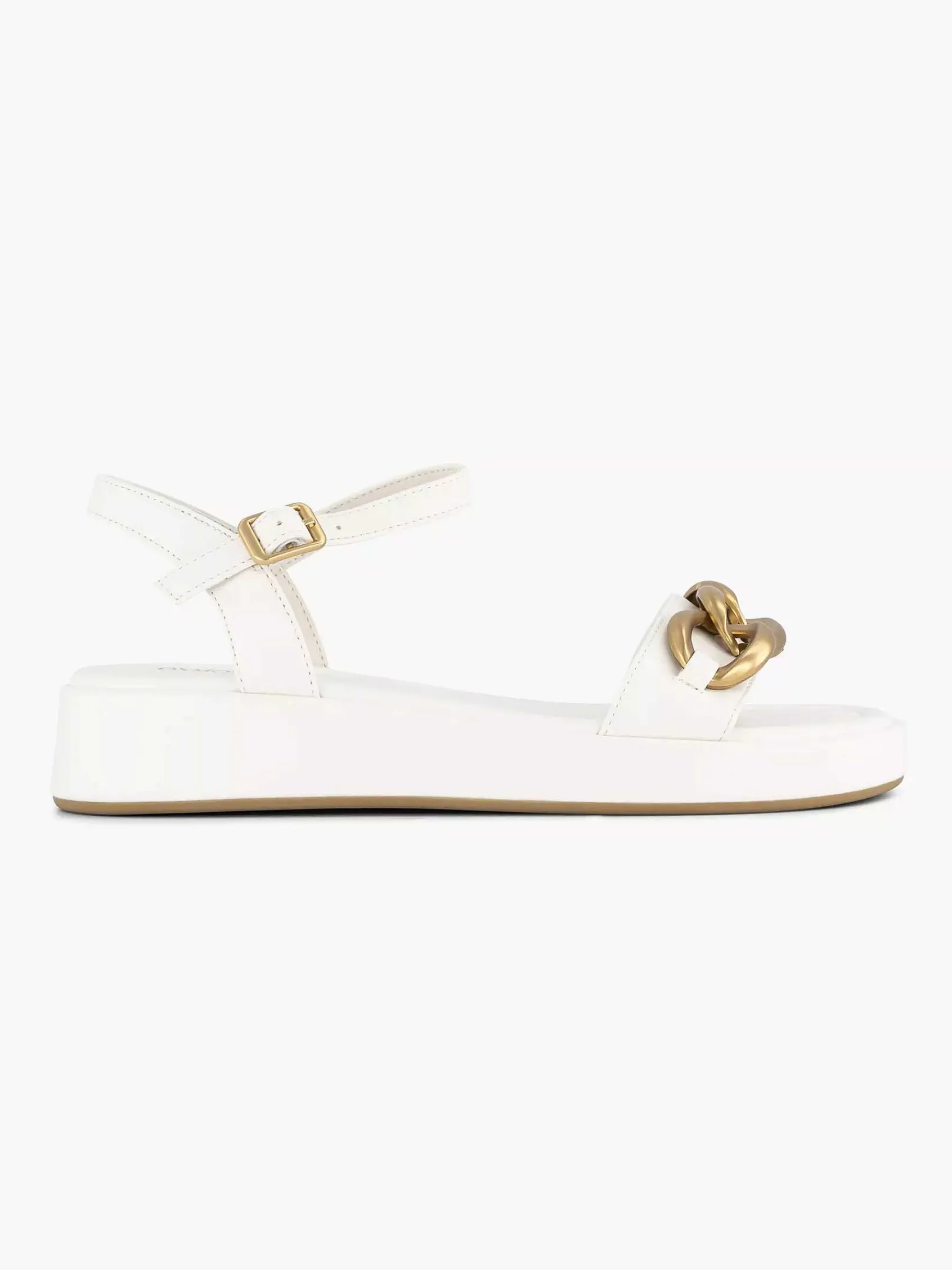 Sandalen|Oxmox Witte Sandaal Sierketting