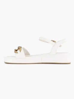 Sandalen|Oxmox Witte Sandaal Sierketting