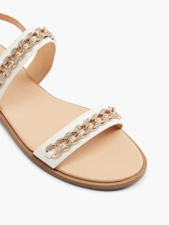 Sandalen|Graceland Witte Sandaal Sierketting