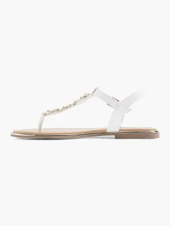 Sandalen|Graceland Witte Sandaal Sierketting