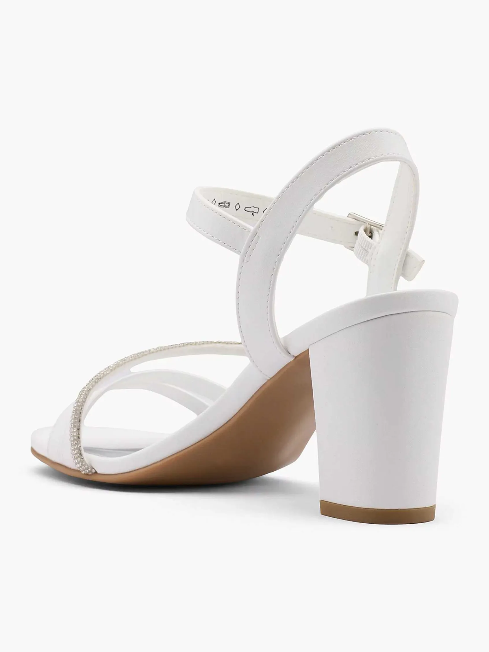 Sandalen|Graceland Witte Sandalette
