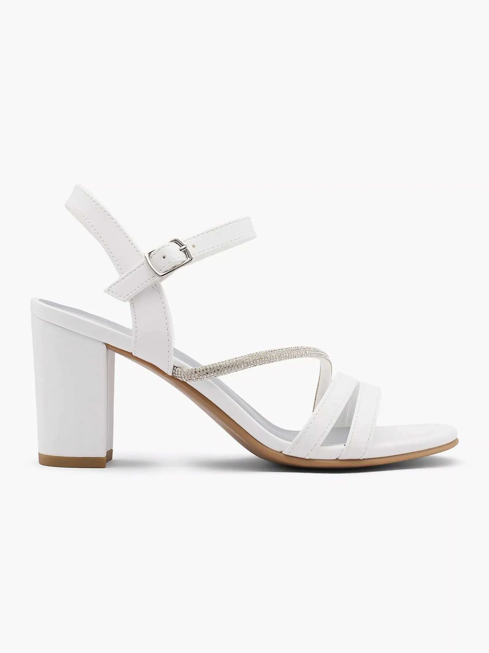 Sandalen|Graceland Witte Sandalette
