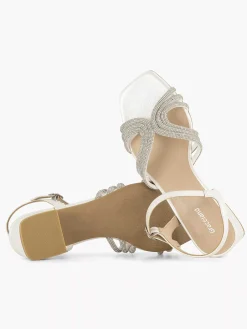 Sandalen|Graceland Witte Sandalette